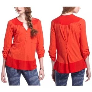 Anthropologie X Left of Center Repose Henley Small